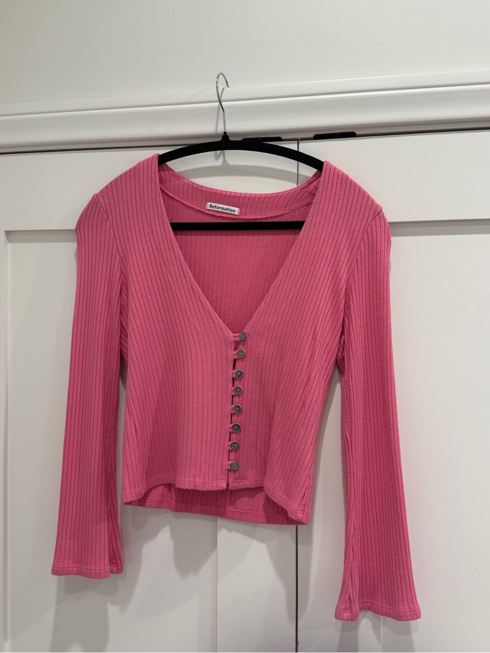 Reformation Pink Top